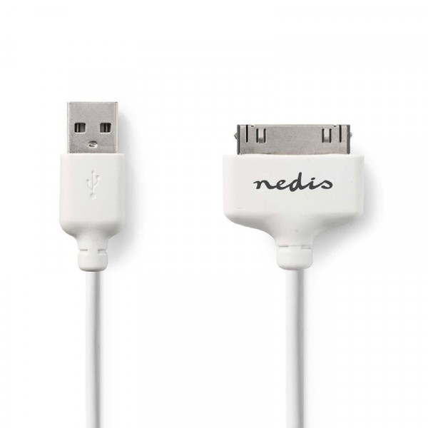 iPod / iPhone / iPad USB Kabel 1m Wit