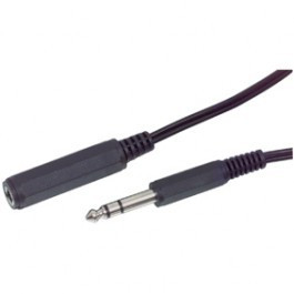 Audio Stereo Jack 6.35mm 5 meter verlengkabel