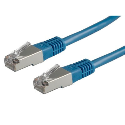 ROLINE S/FTP patchkabel Cat6 blauw 1m