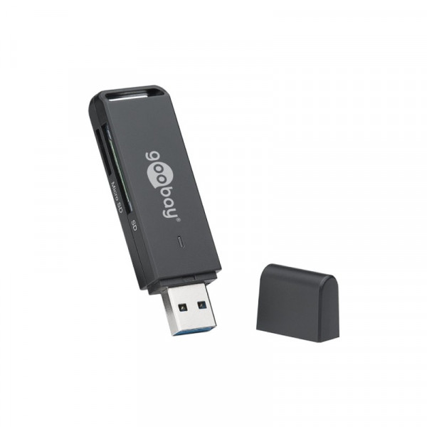 USB 3.0 kaartlezer microSD en SD