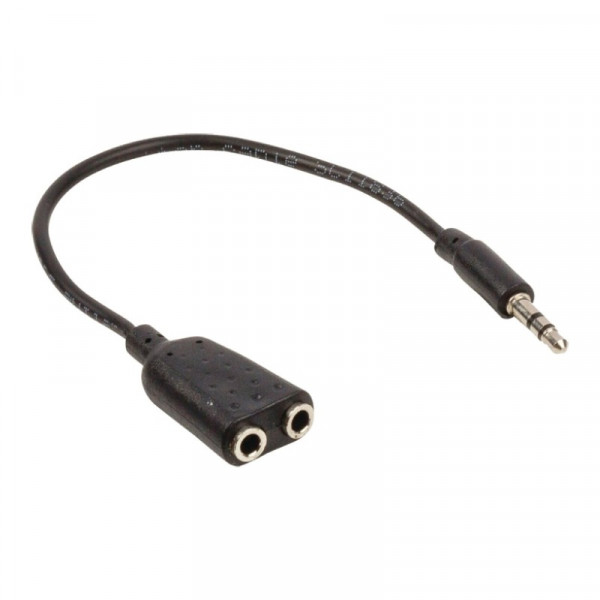 3,5mm Jack Split adapter kabel 0,2 meter