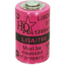 Lithium 1/2 AA Batterij 3.6V 1200mAh