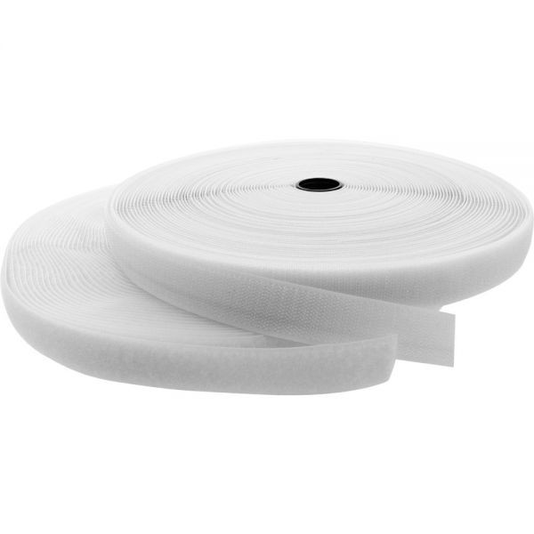 InLine® Klittenband set 25m wit