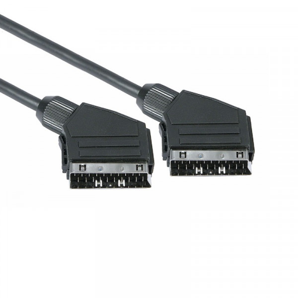 Scart kabel 1 meter zwart