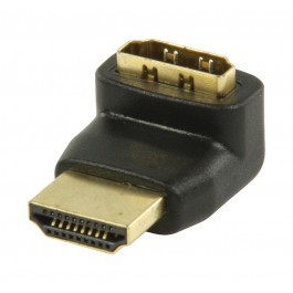 Haakse HDMI adapter Verguld 270°