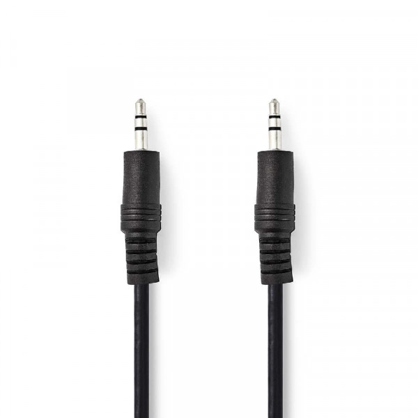 Audio Jack 3.5mm 1m geluidskabel Zwart