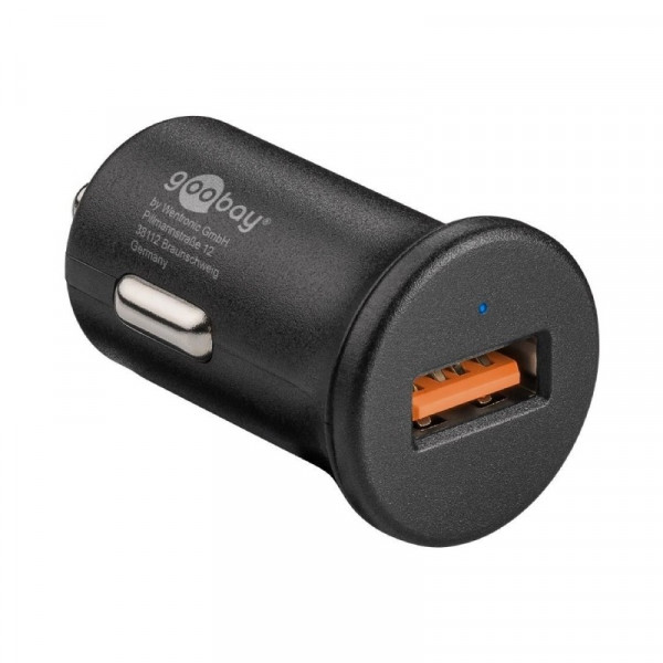 Quick Charge USB snellader 3A zwart