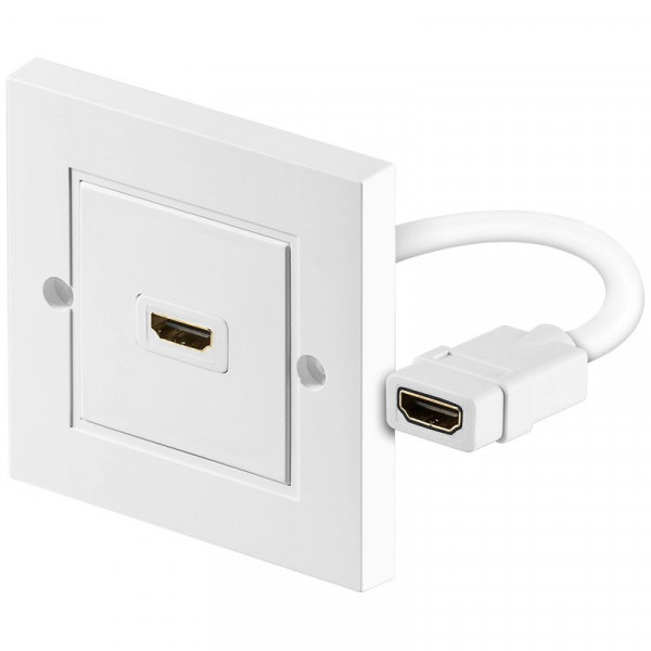 HDMI Wandoutlet enkelvoudig