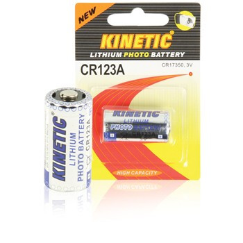 Kinetic Lithium batterij CR123 3V