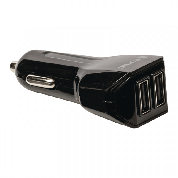 König Dubbele USB Autolader 1A+2.1A