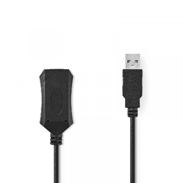 USB 2.0 Actieve Verlengkabel USB A 20 meter