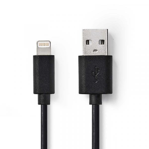 Apple Lightning USB kabel voor iPhone, iPad en iPod 3m Zwart