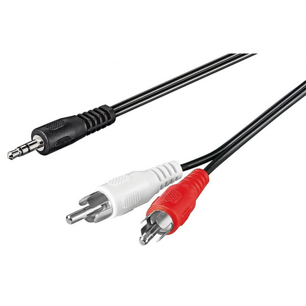 Tulp - Jack 3,5mm Kabel 0,5m