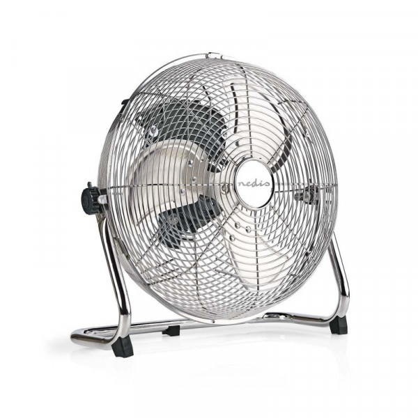 Vloerventilator 30cm Chroom