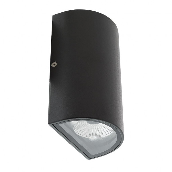 HQ LED Ovaal wandlamp Antraciet