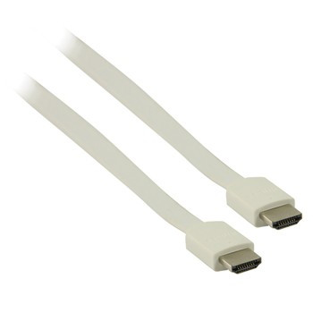 Platte HDMI 1.4 Kabel 2m Wit