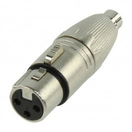 XLR F - RCA F Adapter