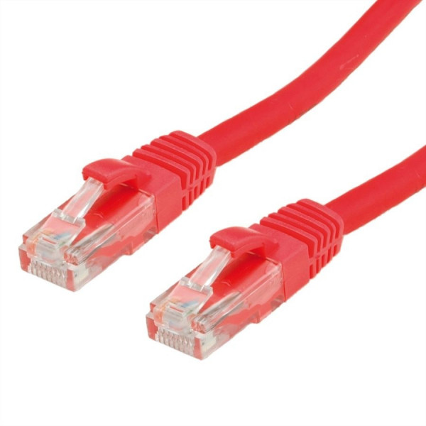 VALUE Snagless UTP patchkabel Cat6a Rood 1m