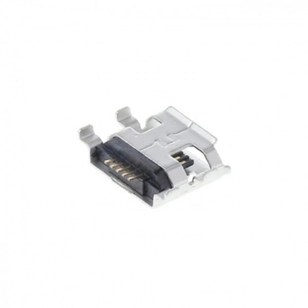 Soldeerbaar Micro USB chassisdeel female (mid mount)