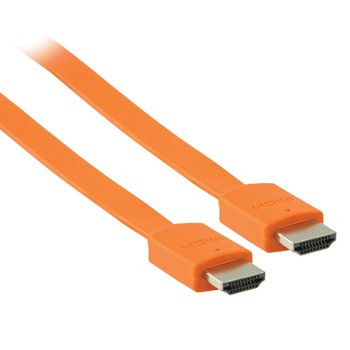 Platte HDMI 1.4 Kabel 2m Oranje