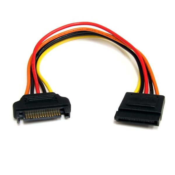 StarTech 20cm 15-pins SATA Verlengkabel Voeding